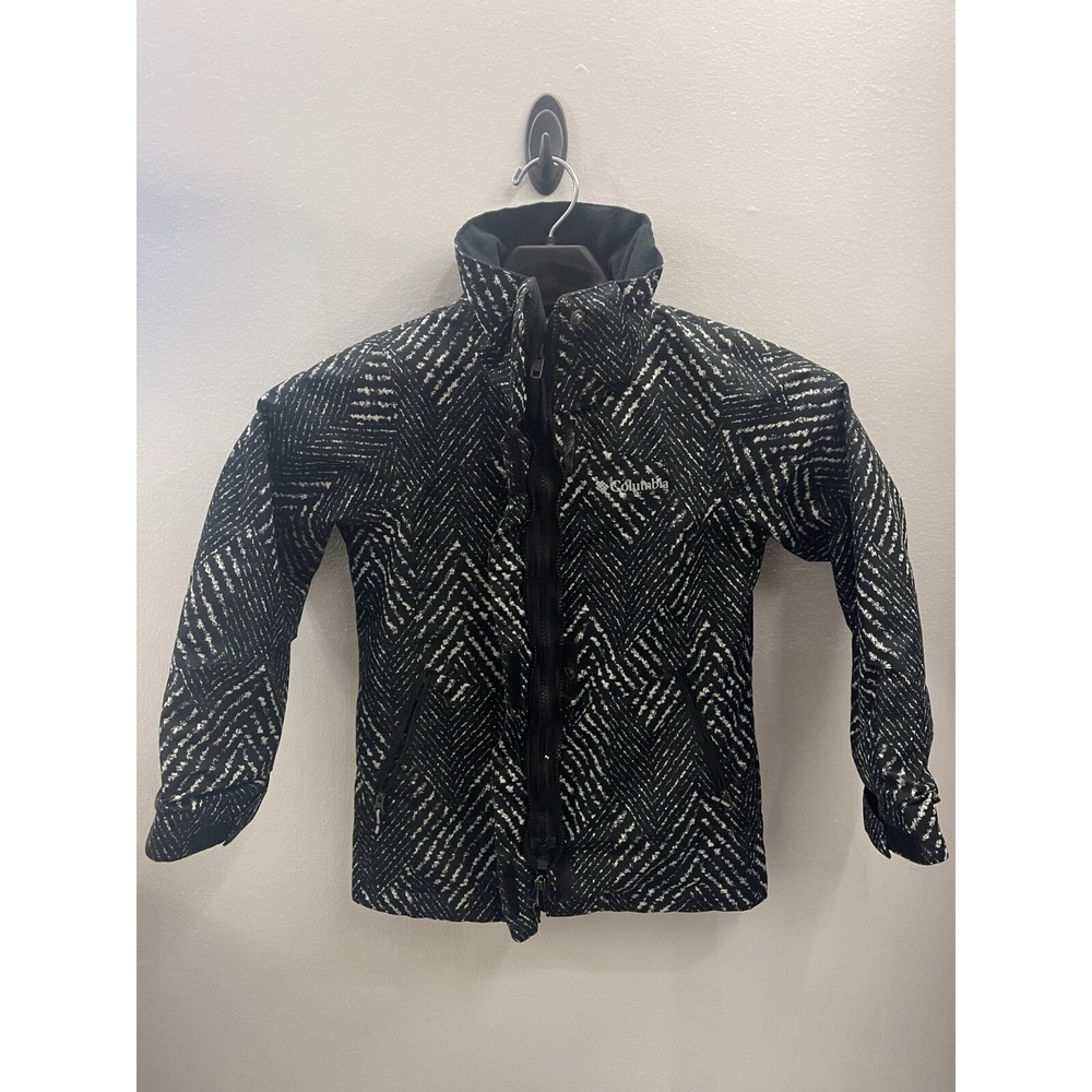 Columbia Womens Omni-Heat Jacket Black & White Size S
